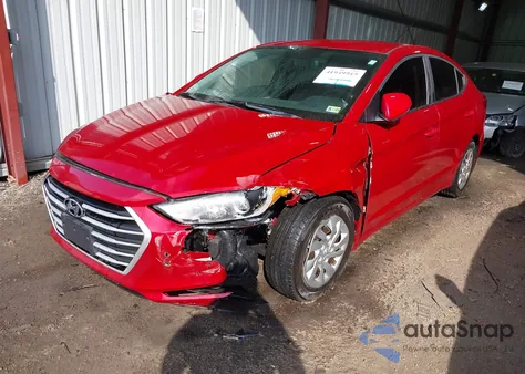 2018 Hyundai Elantra Se из США, поврежденный, VIN KMHD74LF9JU657311
